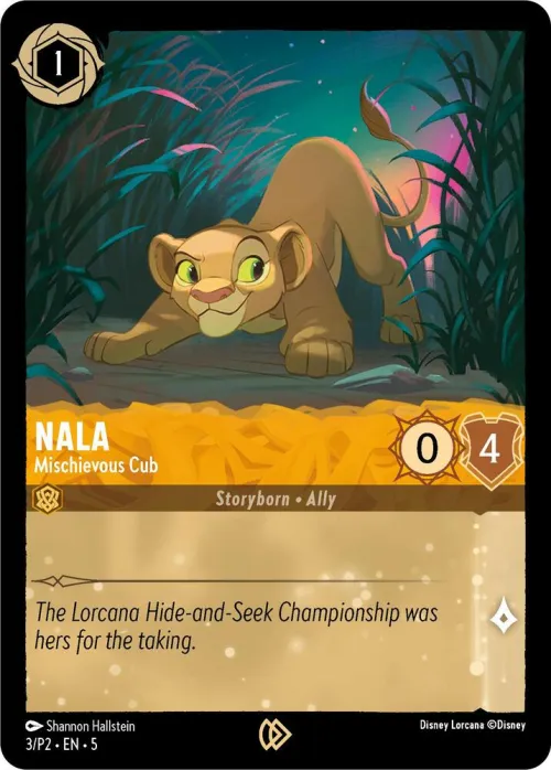 Nala - Mischievous Cub - Cold Foil Nala Mischievous Cub
