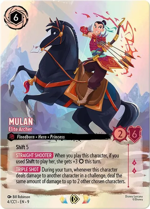 Mulan - Elite Archer - Holofoil Mulan Elite Archer
