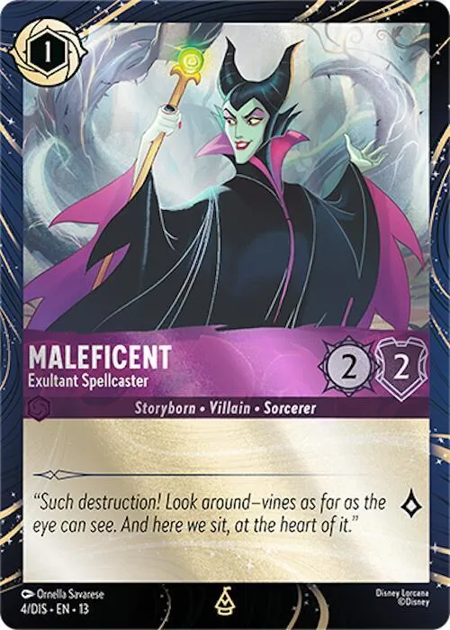 Maleficent - Exultant Spellcaster - Holofoil Maleficent Exultant S