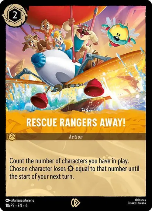 Rescue Rangers Away! - Cold Foil Rescue Rangers Away