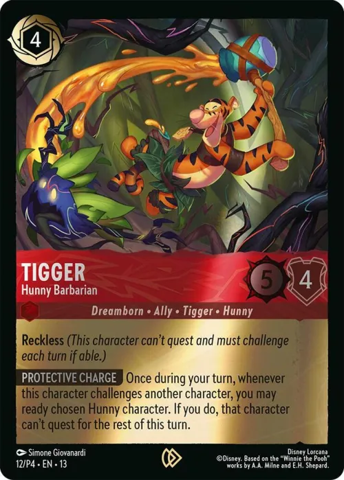 Tigger - Hunny Barbarian - Cold Foil Tigger Hunny Barbari