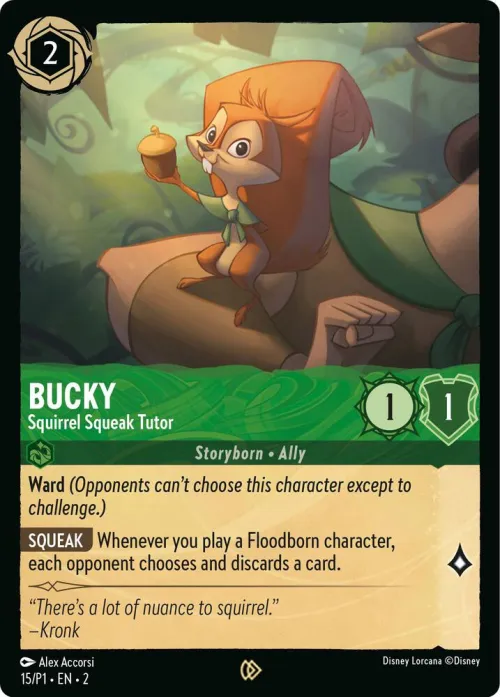 Bucky - Squirrel Squeak Tutor - Cold Foil