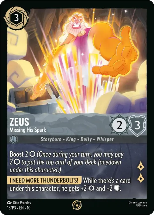 Zeus - Missing His Spark - Cold Foil