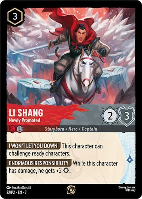 Li Shang - Newly Promoted - Cold Foil Li Shang Newly Promo