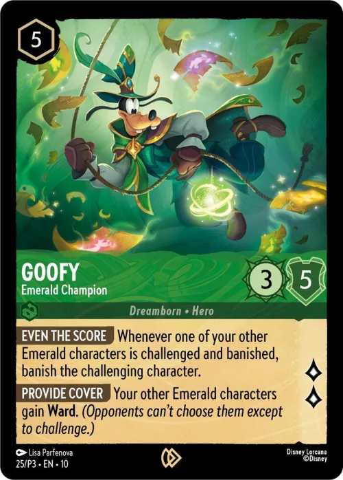 Goofy - Emerald Champion - Cold Foil