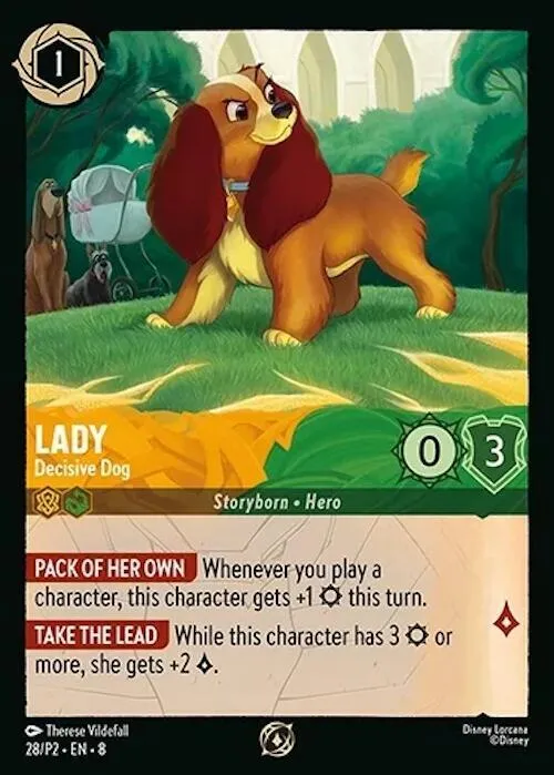 Lady - Decisive Dog - Cold Foil Lady Decisive Dog