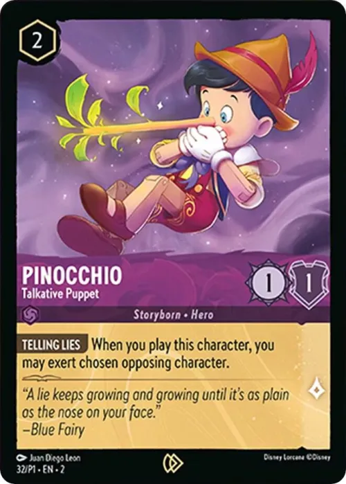 Pinocchio - Talkative Puppet - Cold Foil