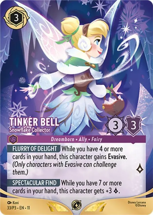 Tinker Bell - Snowflake Collector - Store Cs Participant