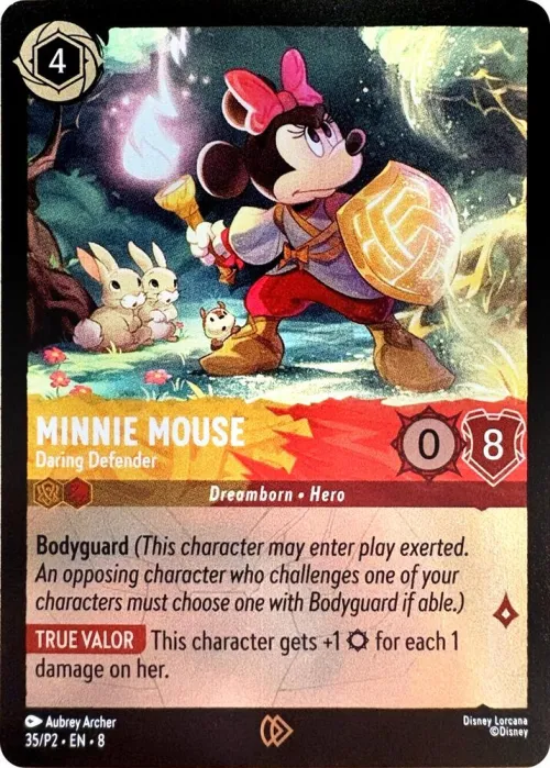 Minnie Mouse - Daring Defender - Cold Foil Minnie Mouse Daring 