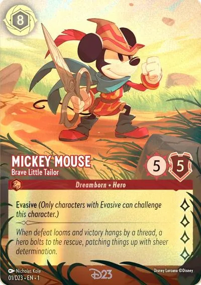 Mickey Mouse - Brave Little Tailor - Extended Art
