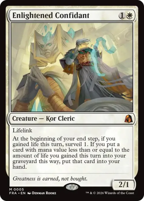 Enlightened Confidant - Foil