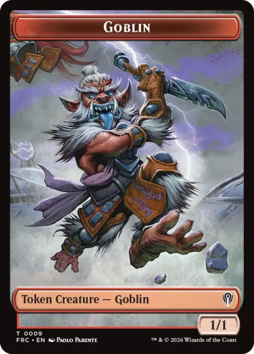 Goblin // Spirit Double-Sided Token