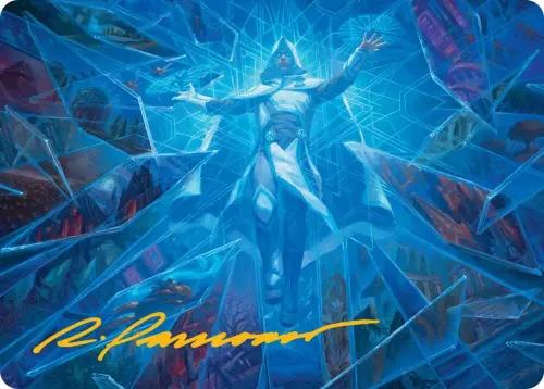 Overwrite the Multiverse Art Card - Gold Stamped Signature