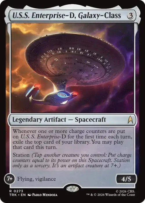 U.S.S. Enterprise-D, Galaxy-Class - Foil