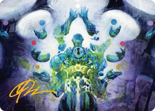 Avatar of Burgeoning Echoes Art Card - Gold Stamped Signature