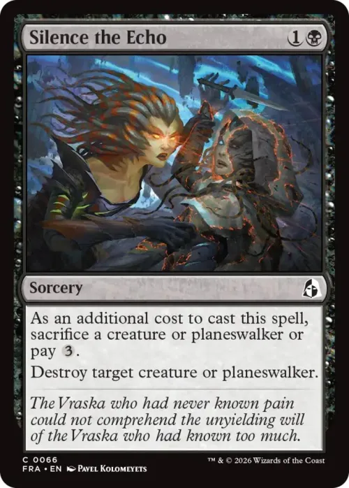 Silence the Echo - Foil