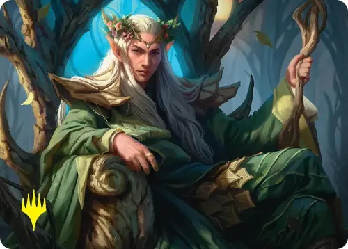 Thranduil, the Elvenking Art Card - Gold Stamped