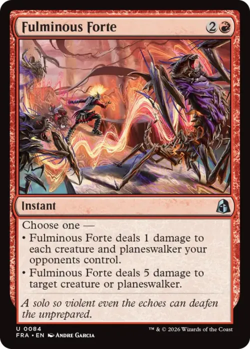 Fulminous Forte - Foil