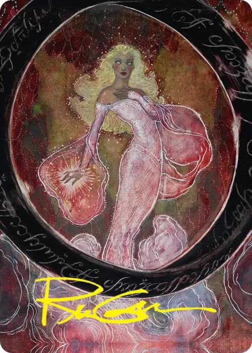 Galadriel's Dismissal Art Card - Gold Stamped Signature