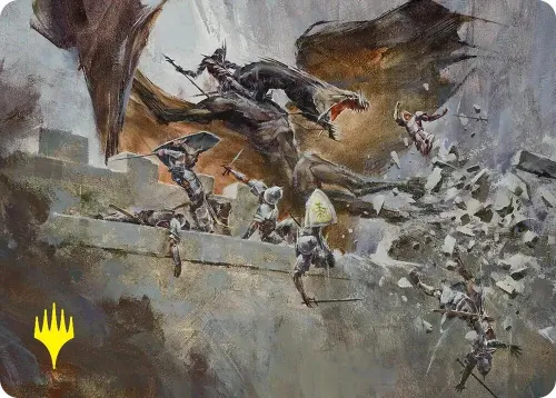 Witch-king of Angmar Art Card - Gold Stamped