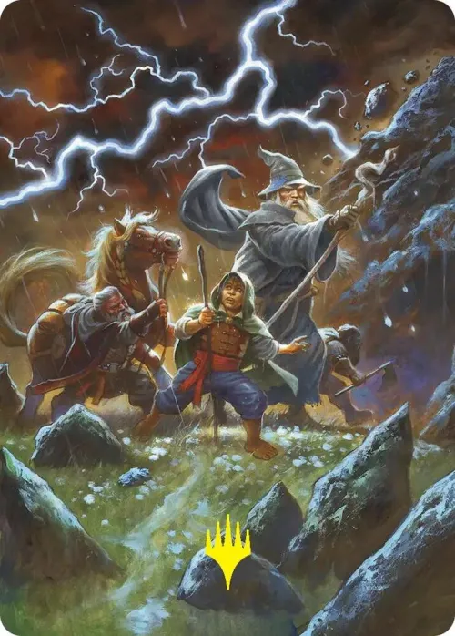 Call Forth the Tempest Art Card - Gold Stamped