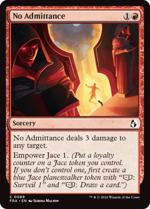 No Admittance - Foil