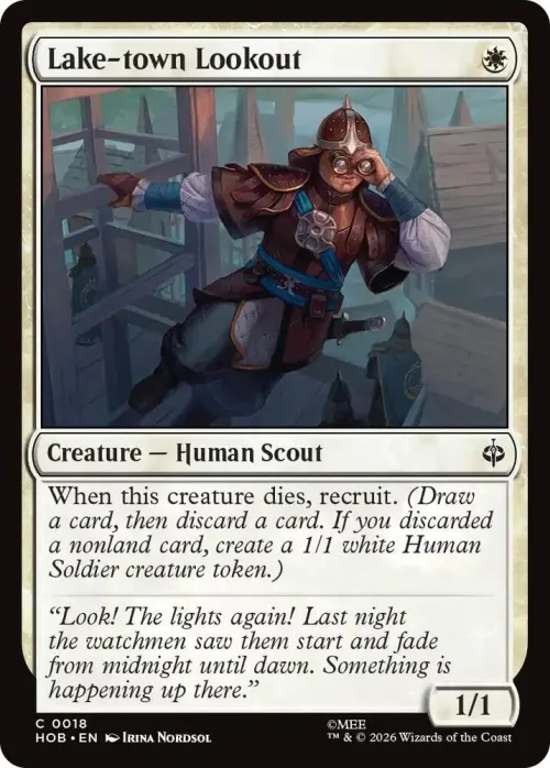 Lake-town Lookout - Foil
