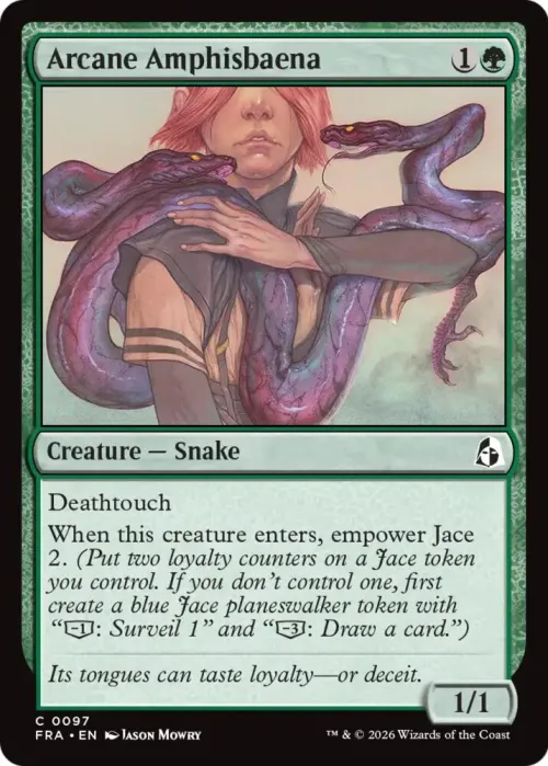 Arcane Amphisbaena - Foil