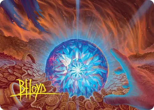 The Arkenstone Art Card - Gold Stamped Signature