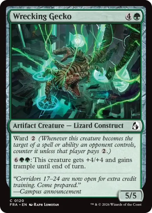 Wrecking Gecko - Foil