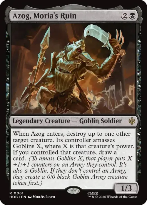 Azog, Moria's Ruin - Foil