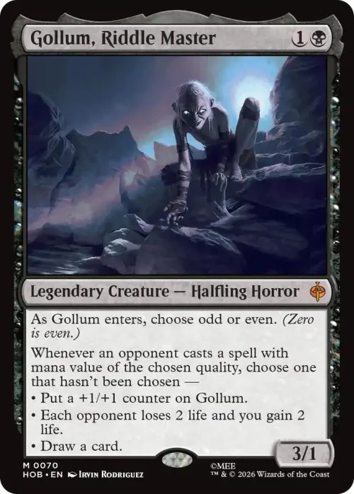 Gollum, Riddle Master - Foil