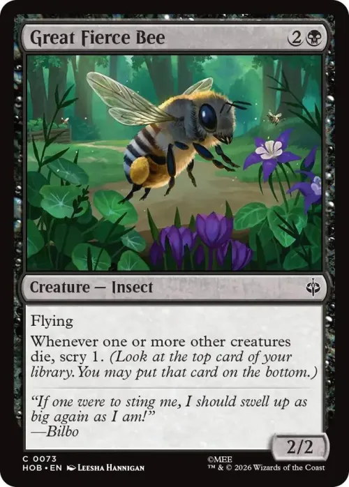 Great Fierce Bee - Foil