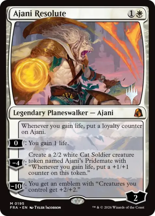 Ajani Resolute - Foil