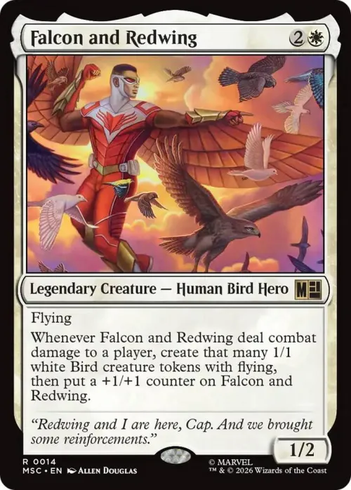 Falcon and Redwing - Normal Falcon And Redwing