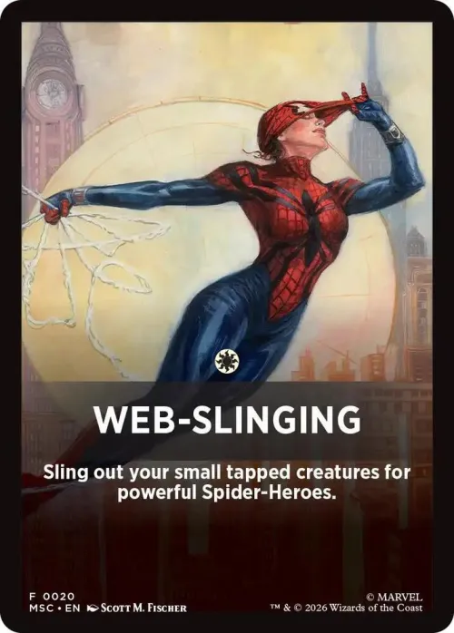Web-Slinging Theme Card - Normal Web Slinging Theme Card