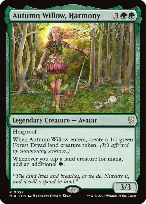 Autumn Willow, Harmony