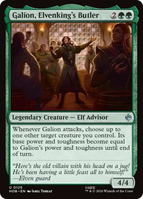 Galion, Elvenking's Butler - Foil