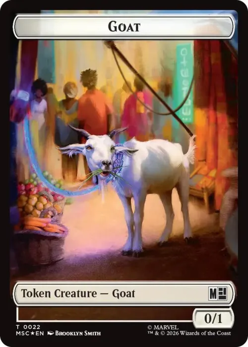 Goat // Soldier Double-Sided Token