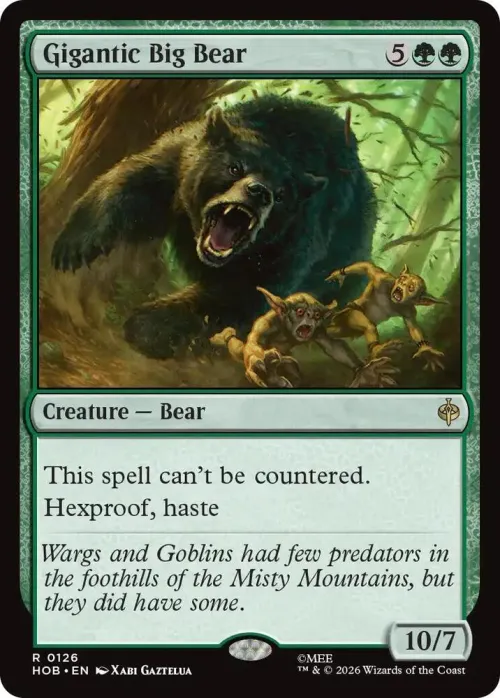Gigantic Big Bear - Foil