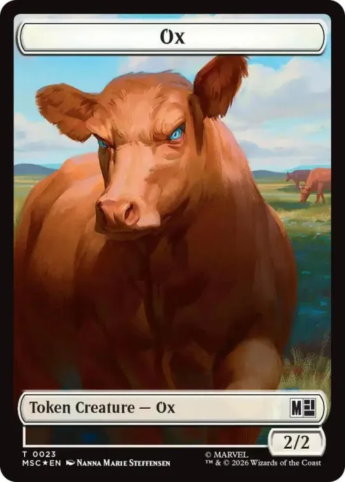 Ox (0023) // Construct (0030) Double-Sided Token