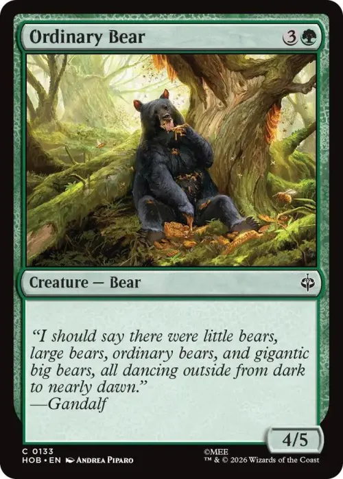 Ordinary Bear - Foil