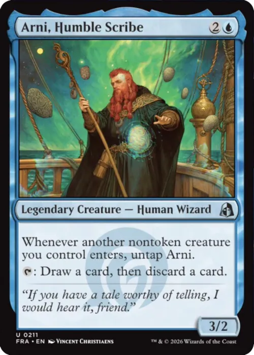 Arni, Humble Scribe - Foil