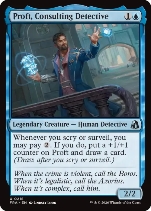 Proft, Consulting Detective - Foil