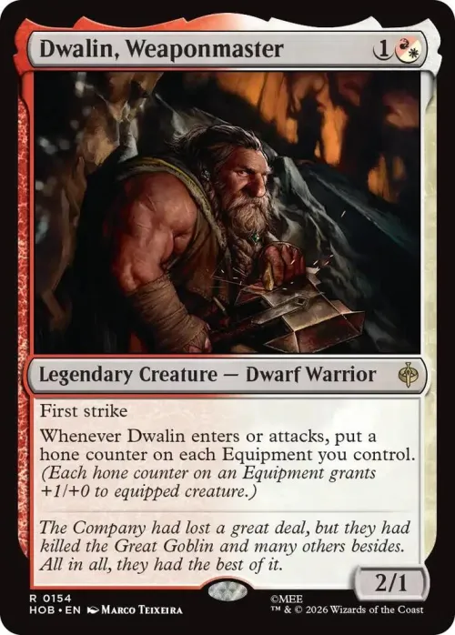 Dwalin, Weaponmaster - Foil