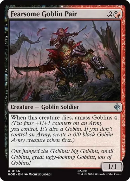 Fearsome Goblin Pair - Foil
