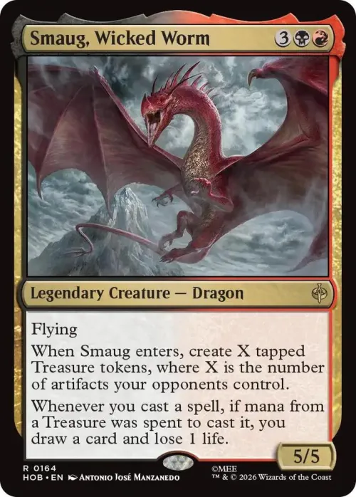 Smaug, Wicked Worm - Foil