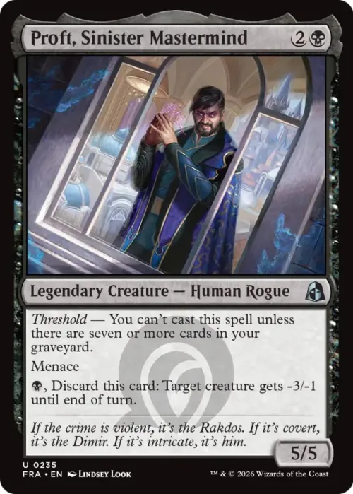 Proft, Sinister Mastermind