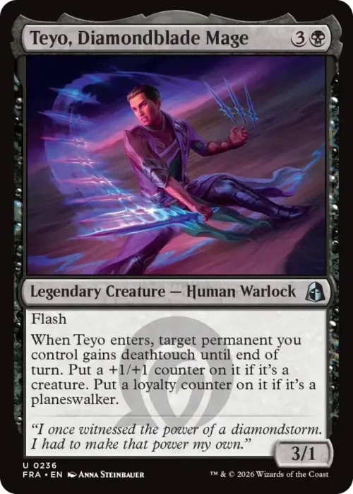 Teyo, Diamondblade Mage - Foil