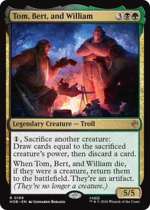 Tom, Bert, and William - Foil